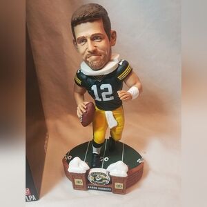 Aaron Rodgers Green Bay Packers Lambeau Field Vtg FOCO Bobblehead #711/2400 Rare